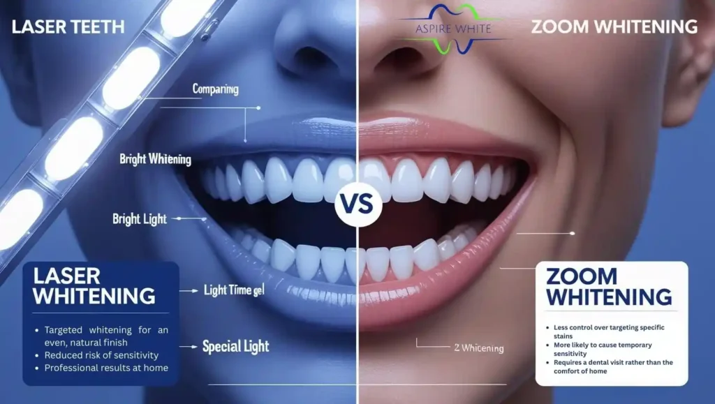 Laser Teeth Whitening vs. Zoom Whitening Corby